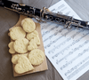 Music Engraved Shortbread Biscuits - Pastrymade