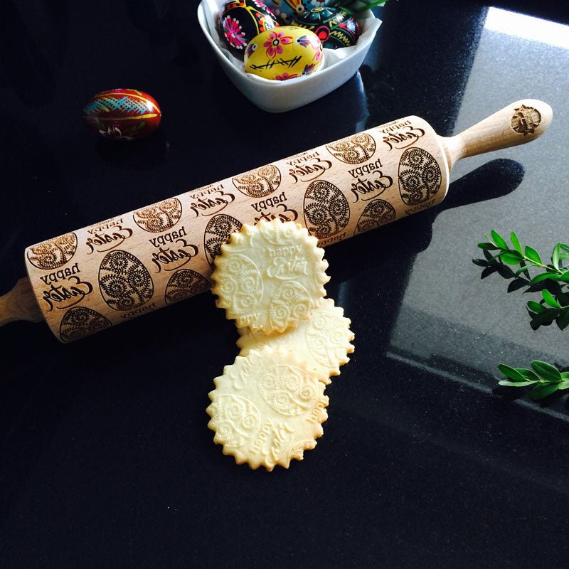 Big Easter Egg Rolling Pin - Pastrymade US