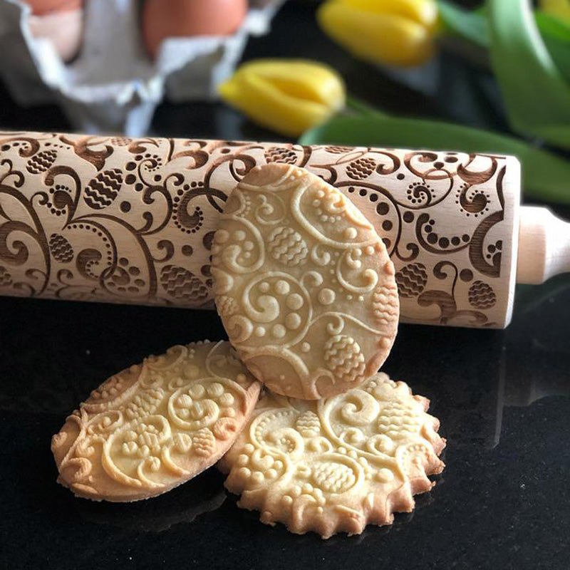 Floral Easter Embossed Rolling Pin – Pastrymade