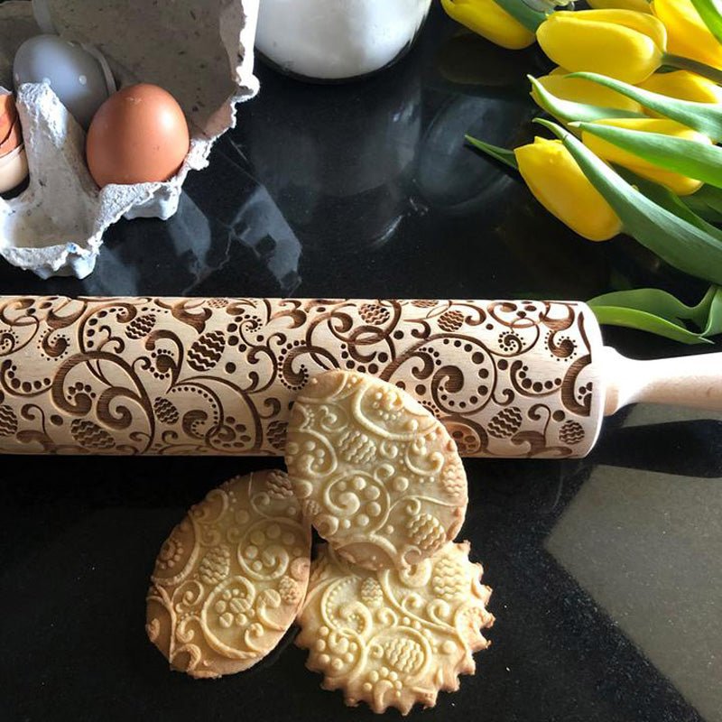 Floral Easter Rolling Pin - Pastrymade US