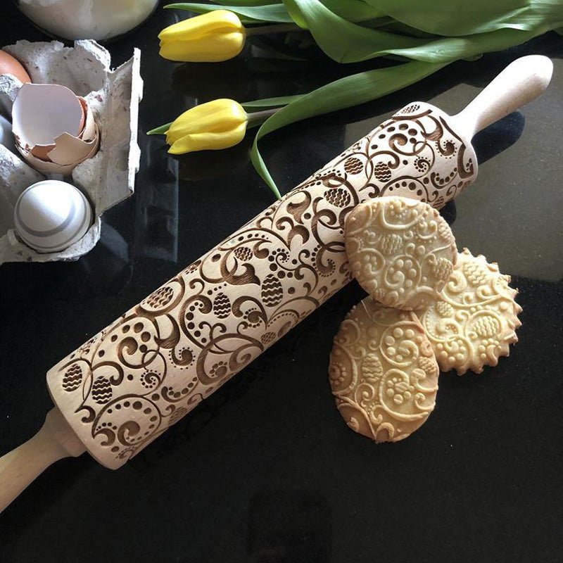 Floral Easter Rolling Pin - Pastrymade US