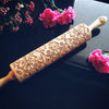 Folk Flowers Rolling Pin - Pastrymade US