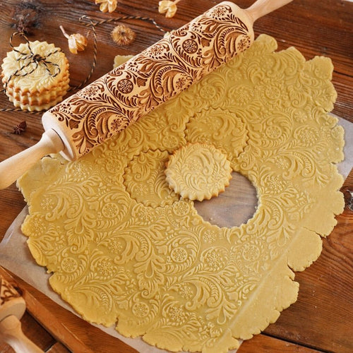Frost Embossed Rolling Pin