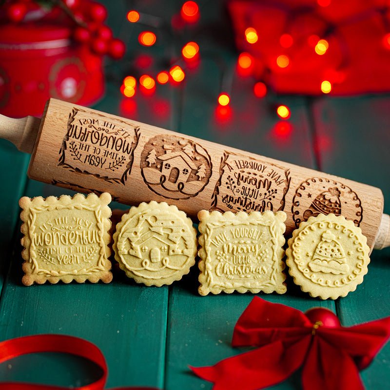 Holly Jolly Rolling Pin - Pastrymade