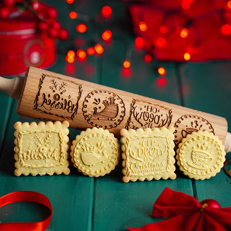 Holly Jolly Rolling Pin - Pastrymade