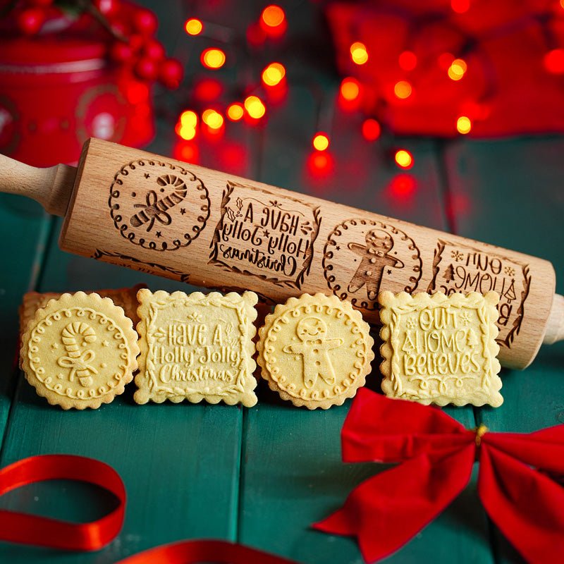 Holly Jolly Rolling Pin - Pastrymade