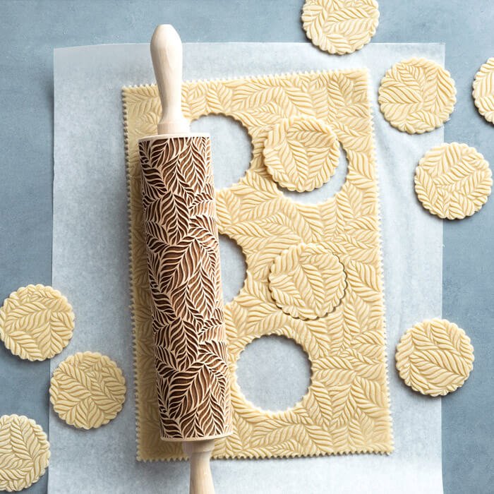 Leaves Rolling Pin - Pastrymade US