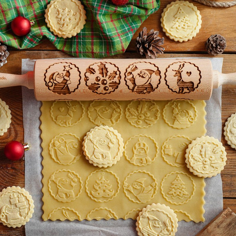 Magical Christmas Rolling Pin - Pastrymade