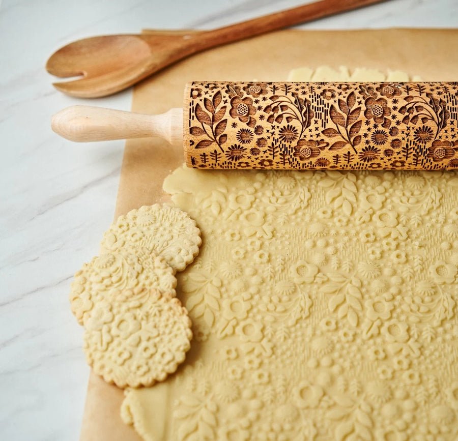 Books Embossed Rolling Pin – Pastrymade