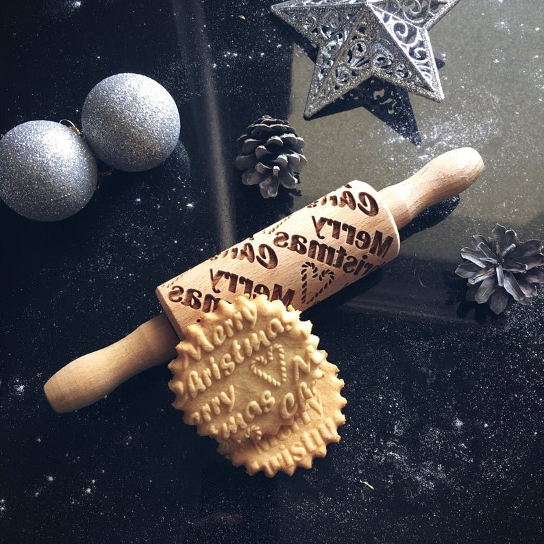 MERRY CHRISTMAS KIDS ROLLING PIN - Pastrymade US