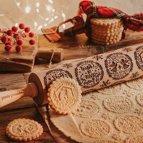 Nativity Embossed Rolling Pin