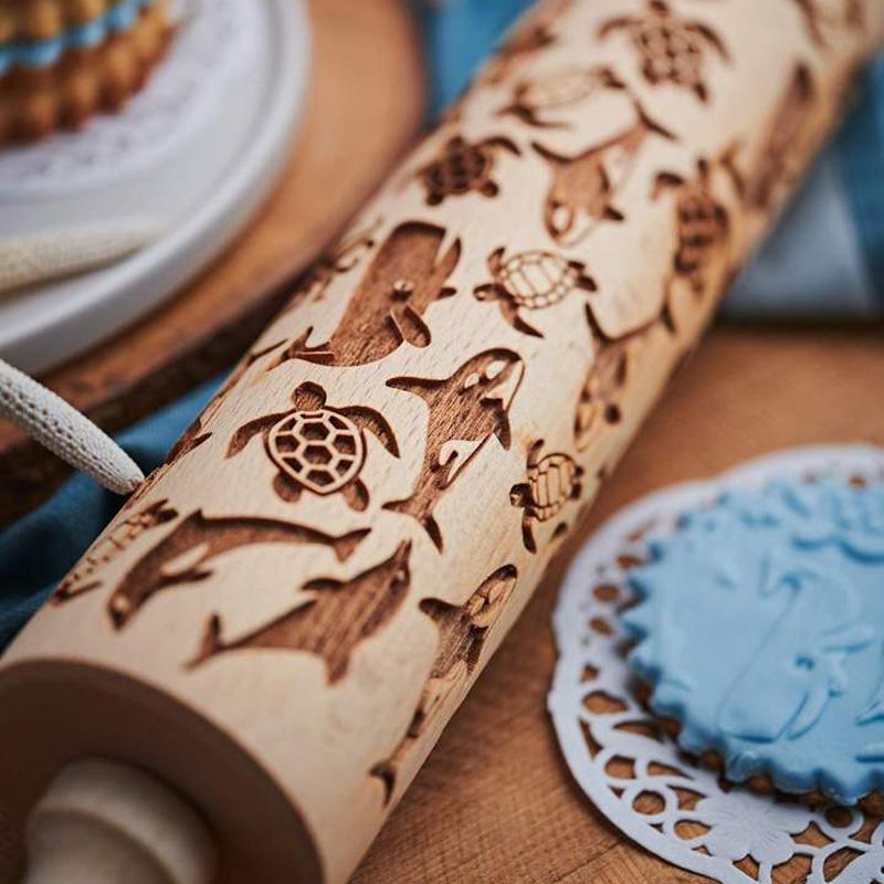 Ocean Rolling Pin - Pastrymade US