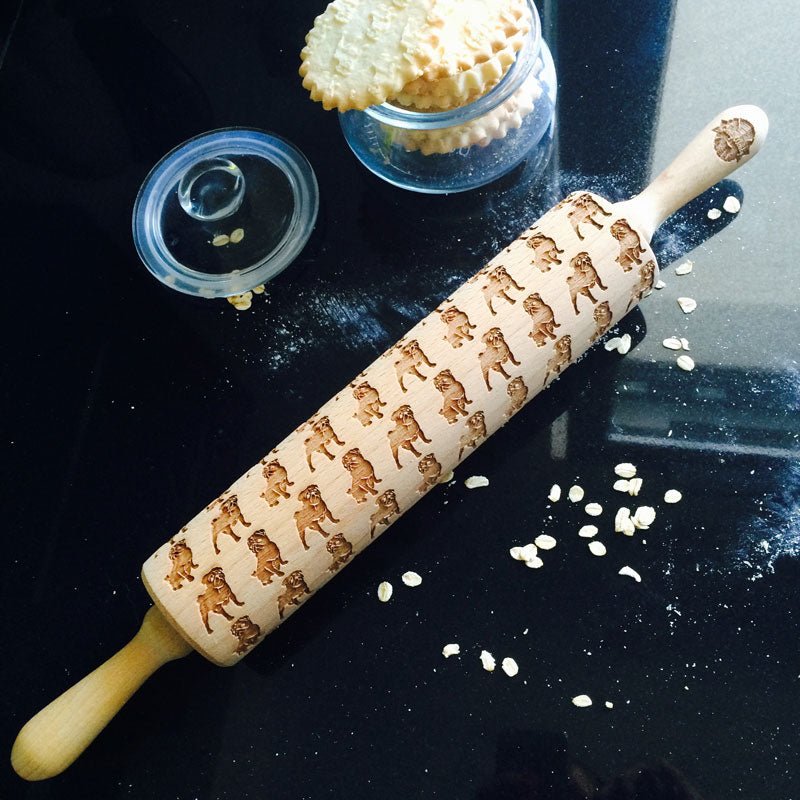 Pugs Rolling Pin - Pastrymade US