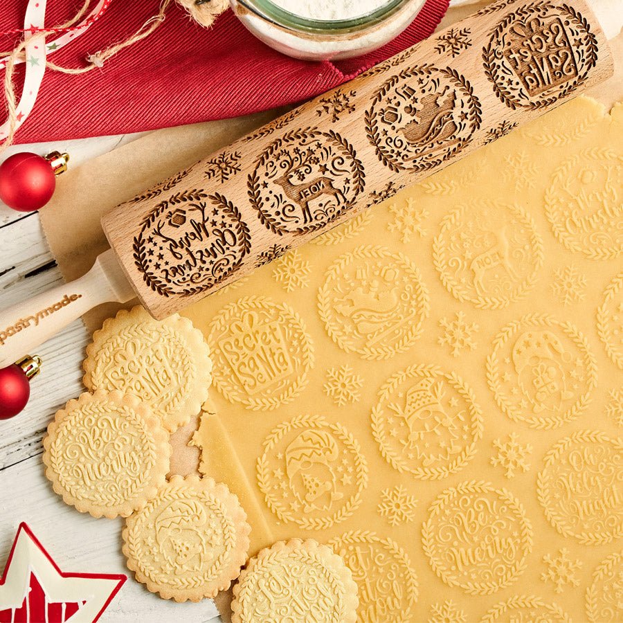 Secret Santa Rolling Pin - Pastrymade US