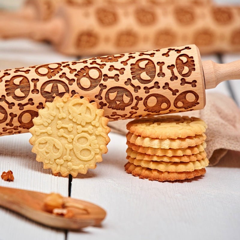 Skulls Bows Rolling Pin - Pastrymade US