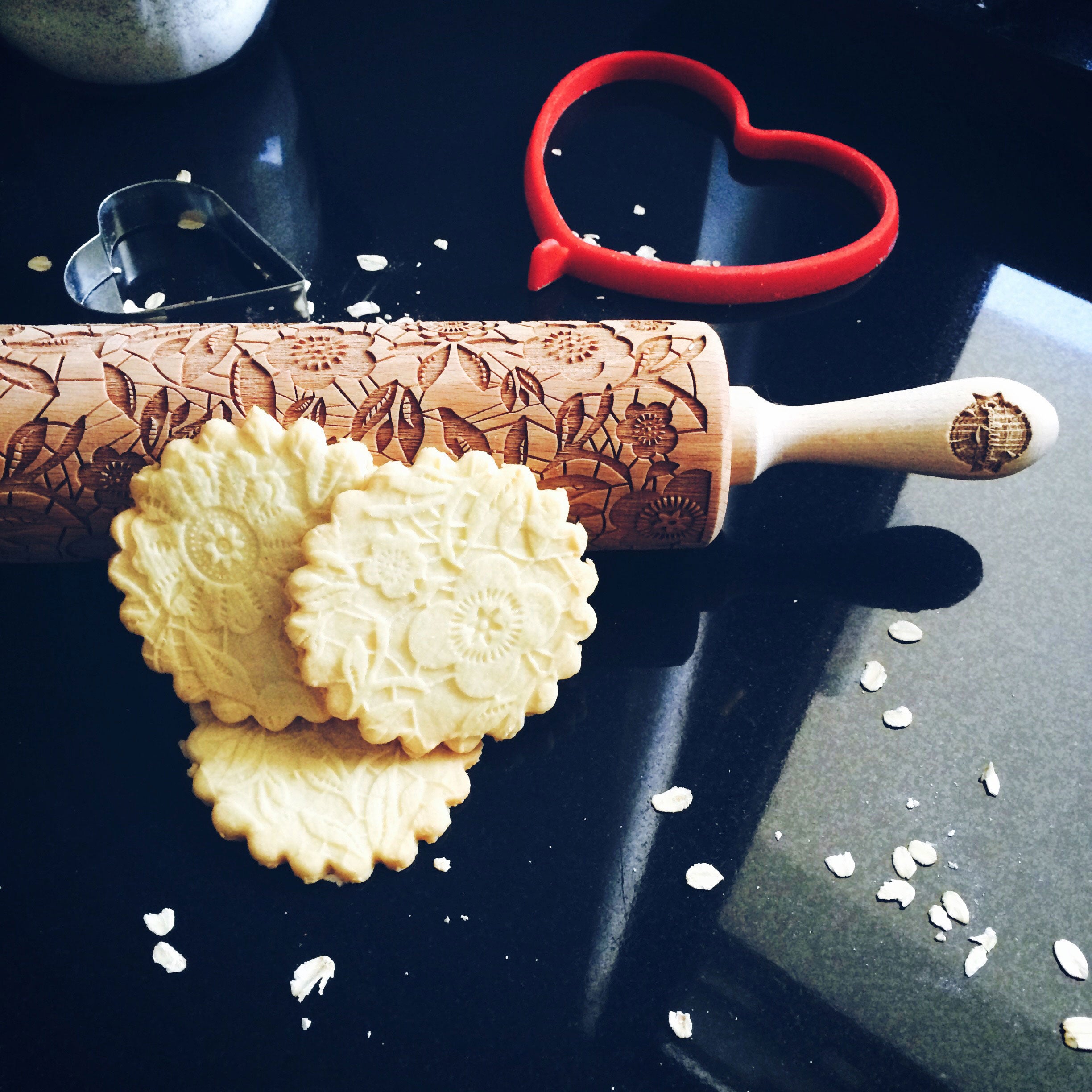 FLOWERS ROLLING PIN - pastrymade
