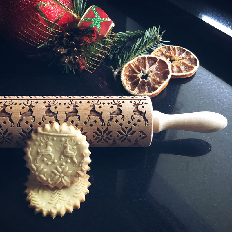 REINDEERS ROLLING PIN - pastrymade