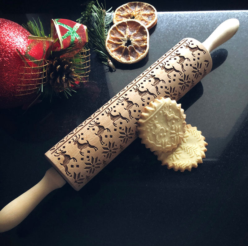 REINDEERS ROLLING PIN - pastrymade
