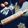 Load image into Gallery viewer, SNOWFLAKES ROLLING PIN - pastrymade