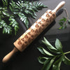 Load image into Gallery viewer, TROPICAL LEAVES ROLLING PIN - pastrymade