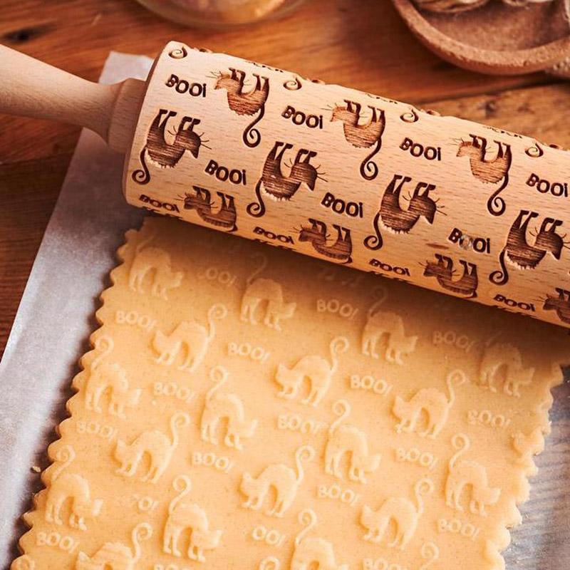 Witch Cat Rolling Pin