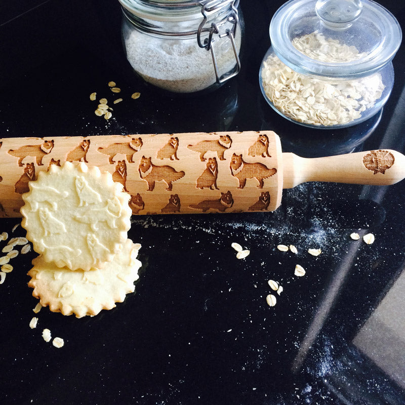 COLLIE ROLLING PIN - pastrymade