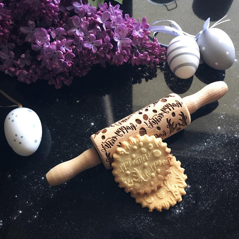 EASTER BUNNY KIDS ROLLING PIN - pastrymade