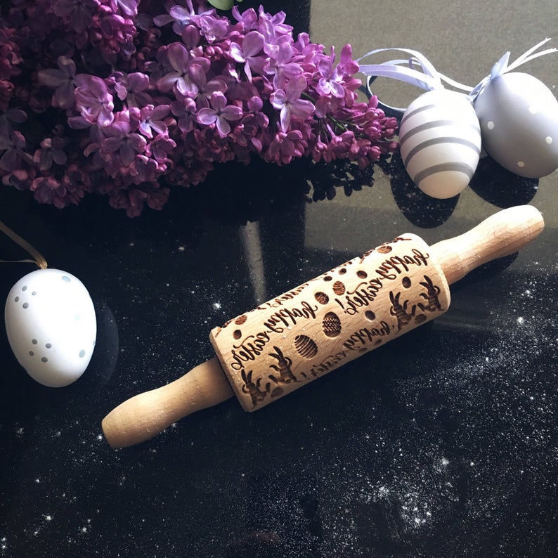 EASTER BUNNY KIDS ROLLING PIN - pastrymade