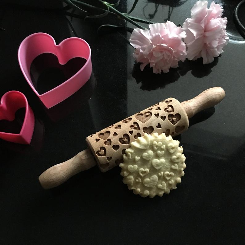 HEARTS KIDS ROLLING PIN - pastrymade