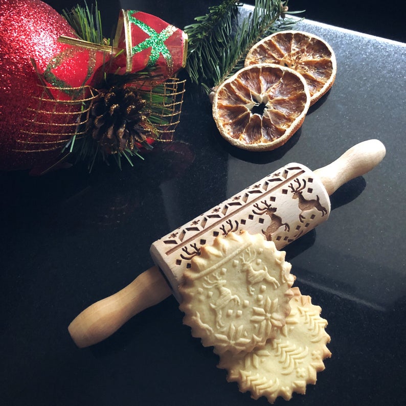REINDEERS KIDS ROLLING PIN - pastrymade